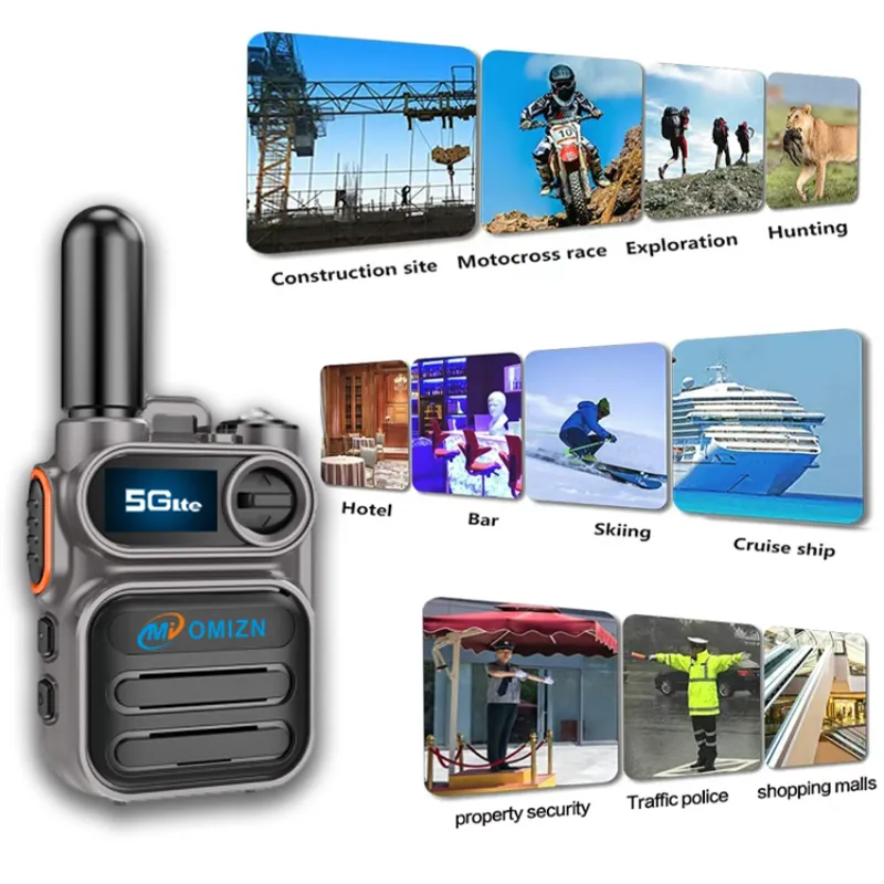 OMIZN M5 4G LTE Global Walkie Talkie – Unlimited Range Two Way Radio with Nationwide & International Coverage