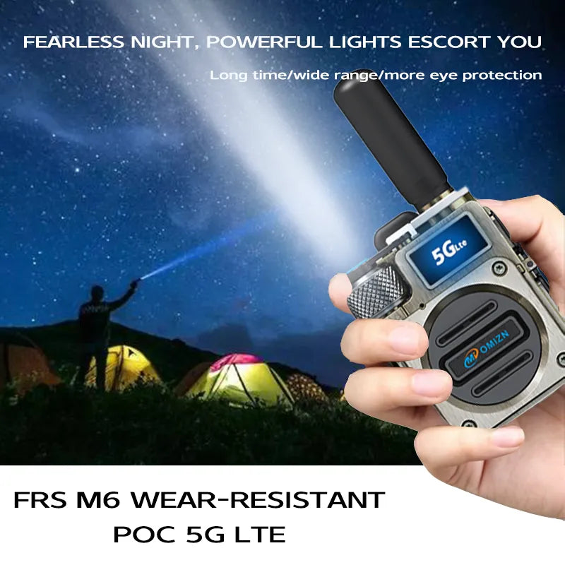 OMIZN M6 Global Walkie Talkie model  National 5000 kilometers public network intercom transnational intercom unlimited distance