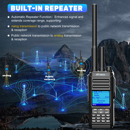 OMIZN X4 Public network+analog dual-mode intercom National distance communicable,IP67 waterproof and impact resistant,Sound loud and clear