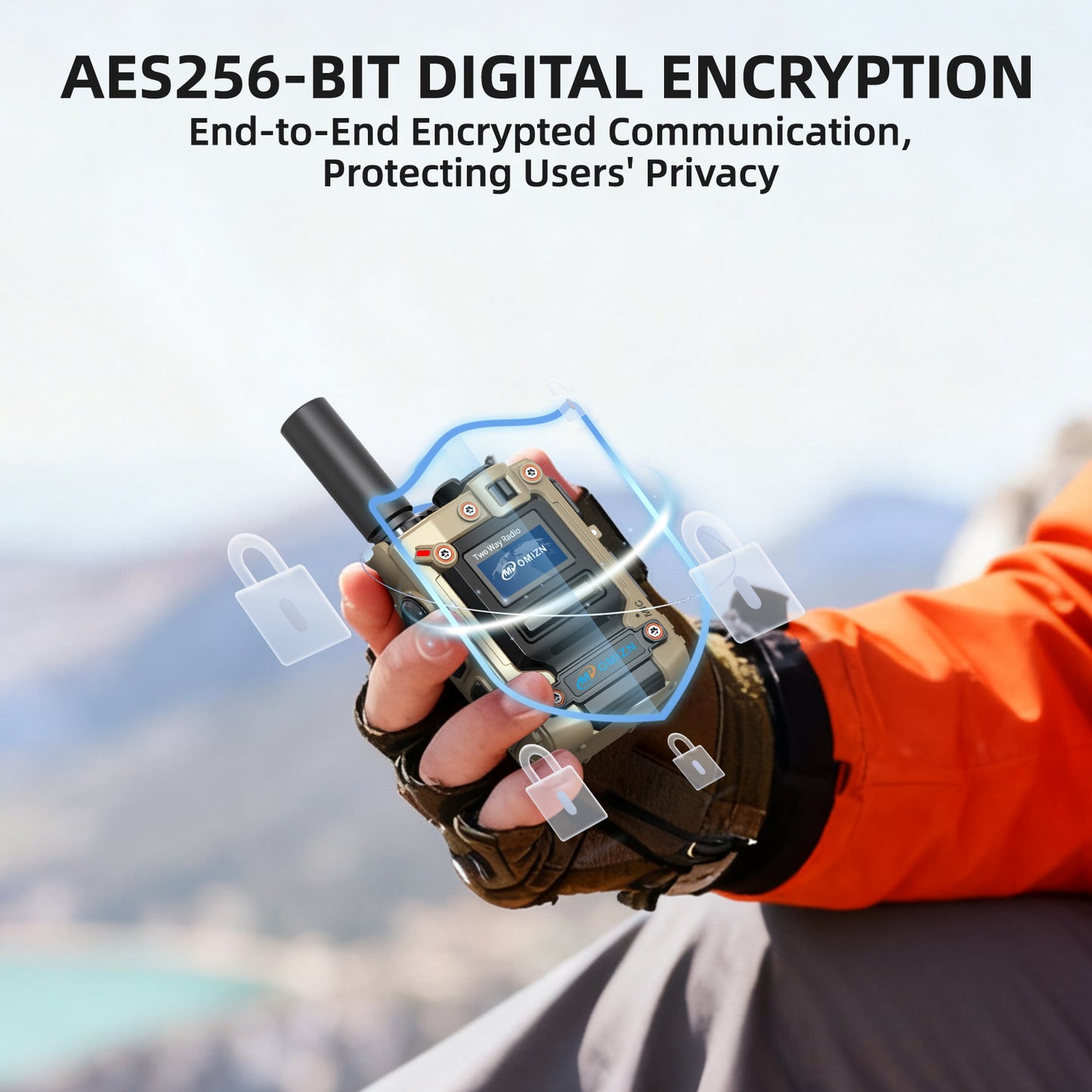 OMIZN M8 Global Walkie Talkie National 5000 kilometers public network intercom transnational intercom unlimited distance