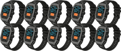 OMIZN GT5 Watch Walkie Talkie 4G Unlimited Range PoC Radios VOX Hands-Free IP65 AES256 Noise Reduction