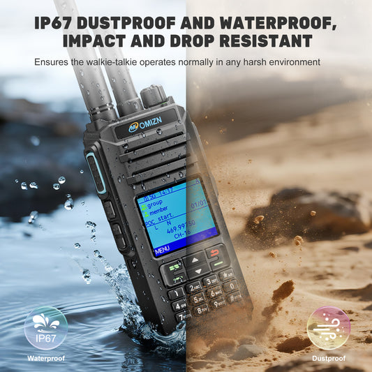 OMIZN X4 Public network+analog dual-mode intercom National distance communicable,IP67 waterproof and impact resistant,Sound loud and clear