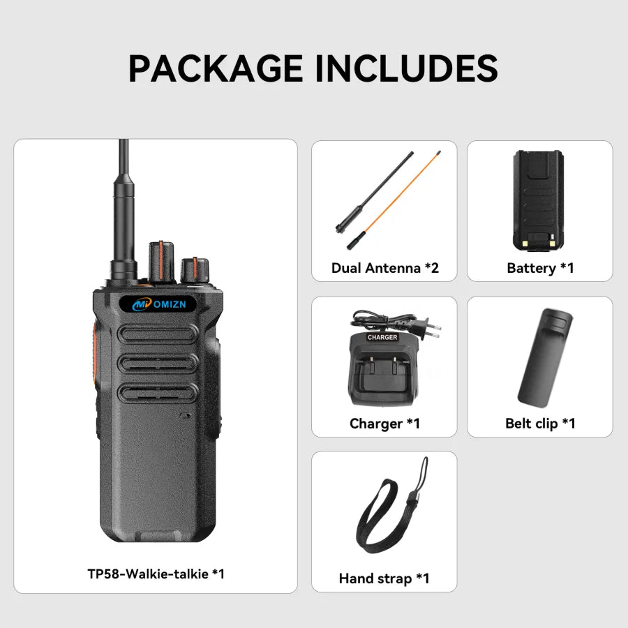 OMIZN TP58 Support eight frequency bands