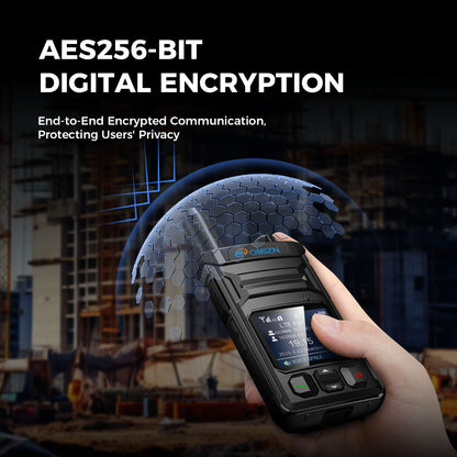 OMIZN T6 4G POC Walkie Talkie with SIM Card Unlimited Range Available Worldwide Cellula